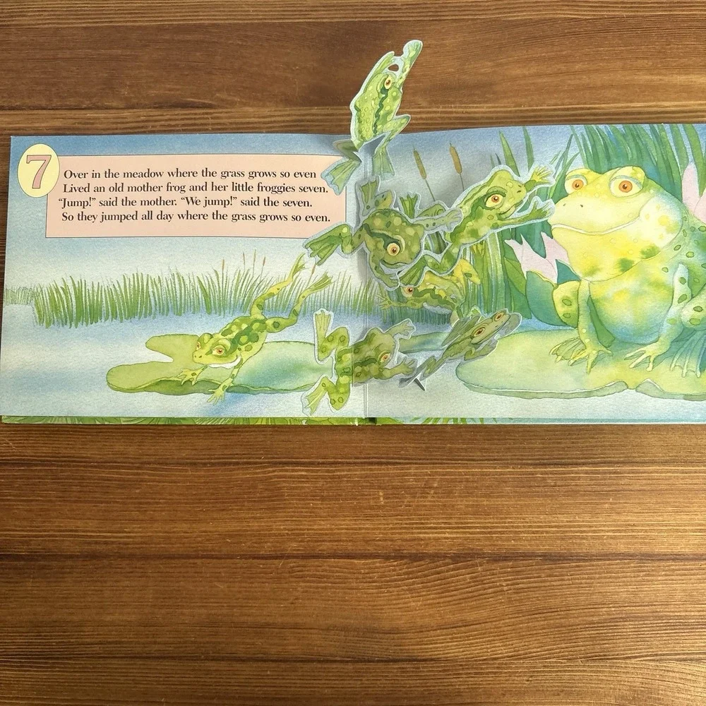 Over in the Meadow Pop-Up Book Michael Foreman HC Damaged Pop-Ups Counting